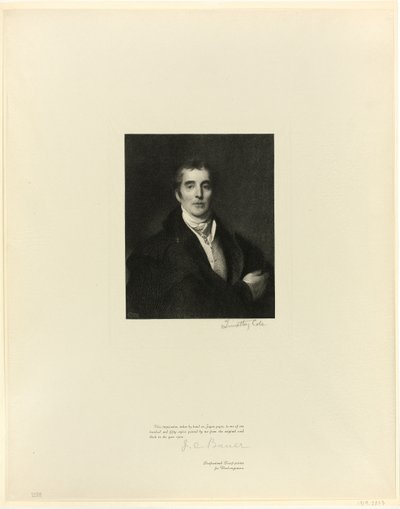 Der Herzog von Wellington, aus Alte englische Meister von Timothy Cole