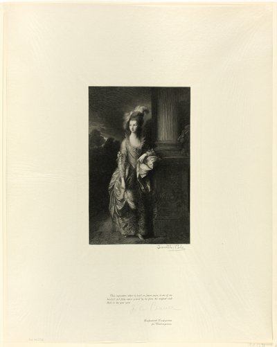 Die ehrenwerte Mrs. Graham, aus Old English Masters von Timothy Cole