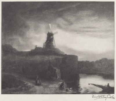 Die Mühle von Timothy Cole after Rembrandt van Rijn