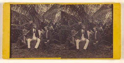 [Don Collins und seine Freunde an Land in der Bucht von San Blas, Darién-Expedition] von Timothy H. O