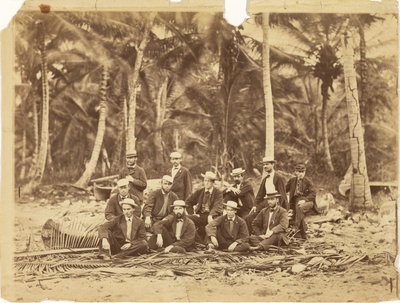 [Leutnant Kommandant Thomas O. Slefridge und Mitglieder der Darién-Expedition, Isthmus von Darién (Panama)] von Timothy H. OSullivan