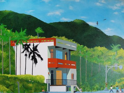 Haus an der Autobahn 11, Taitung, Taiwan, 2017 von Timothy Nathan Joel