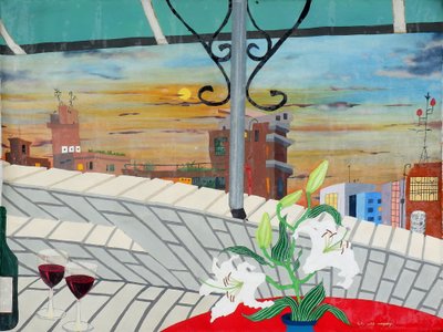 Lilie mit Gesellschaft von Timothy Nathan Joel