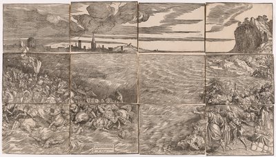 Die Versenkung der Armee des Pharao im Roten Meer von Titian (c.1488 1576)