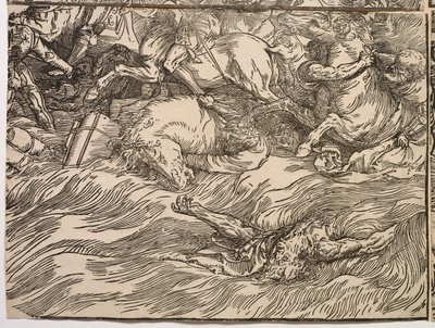 Die Untertauchen der Armee des Pharaos im Roten Meer von Titian