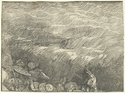 Die Versenkung von Pharaos Armee im Roten Meer von Titian
