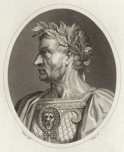 Galba Caesar, römischer Kaiser von Tiziano Vecelli
