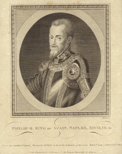 König Philipp II. von Spanien von Tiziano Vecelli