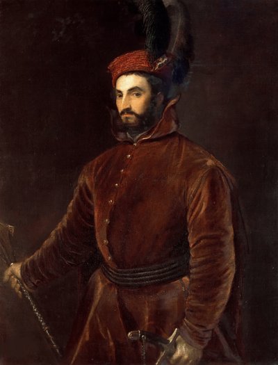 Porträt von Ippolito de Medici 1511-1535, ca. 1533-1534 von Tiziano Vecelli