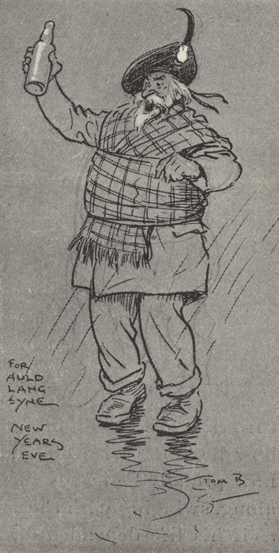 Für Auld Lang Syne, Silvester von Tom Browne