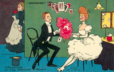 Flirten im Ankleidezimmer von Tom Browne