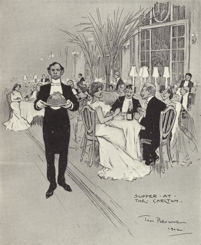 Abendessen im Carlton von Tom Browne