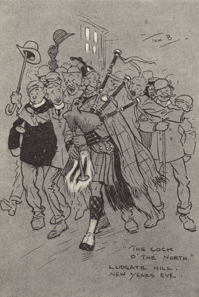Der Hahn des Nordens, Ludgate Hill, Silvester von Tom Browne