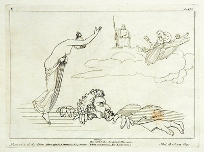 (2) Flaxman Ilias 1793, gestochen 1795, 185 x 251 mm von Tommaso Piroli