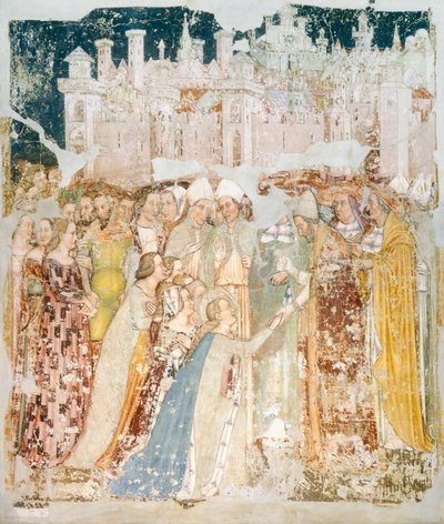 Die Ankunft der Hl. Ursula in Rom von Tommaso da Modena