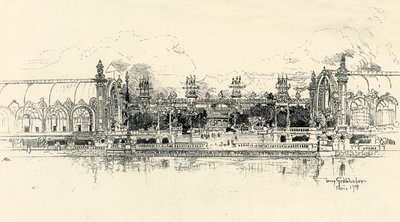Die Pavillons für Gartenbau und Forstwirtschaft von Tony Grubhofer, 1900 von Tony Grubhofer