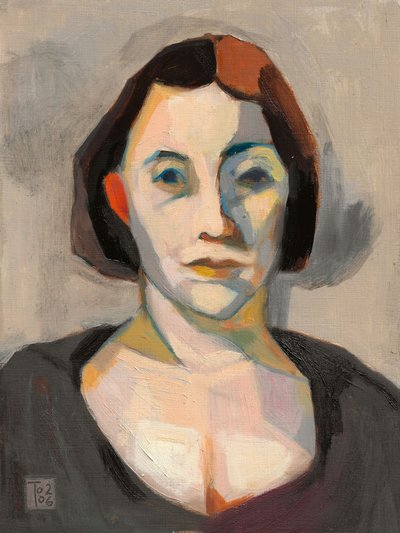 Ausdrucksstarkes Frauenporträt von Tore Bahnson