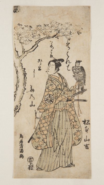 Schauspieler Matsumoto Yamakichi (Farbholzschnitt) von Torii Kiyomitsu