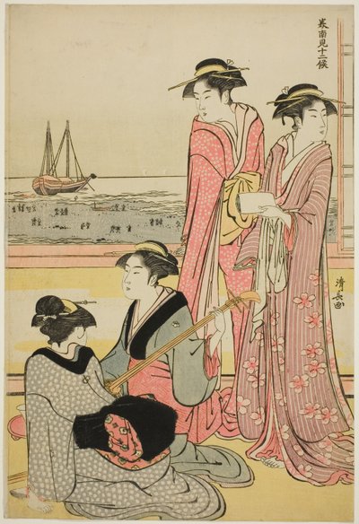 Der vierte Monat, aus der Serie "Zwölf Monate im Süden (Minami juni ko)" von Torii Kiyonaga