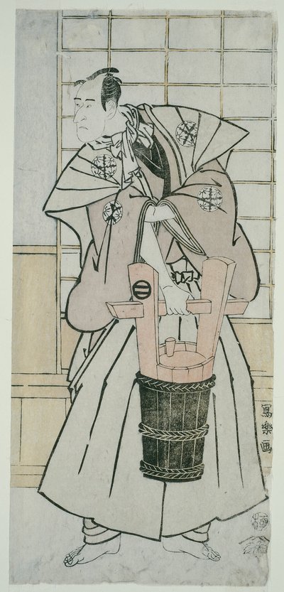 Der Schauspieler Ichikawa Komazo III als Nitta Yoshisada, tatsächlich Oyamada Taro Takaie von Toshusai Sharaku