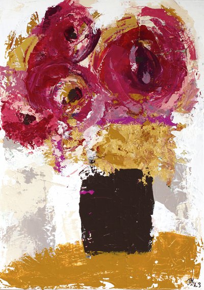 Lebendige Goldblumen von Tove Höglund