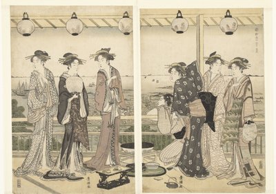 Sommerszene von Toyokuni (II) , Utagawa