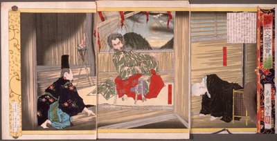 Sechsundsiebzigste Generation, Kaiser Sutoku von Tsukioka Yoshitoshi