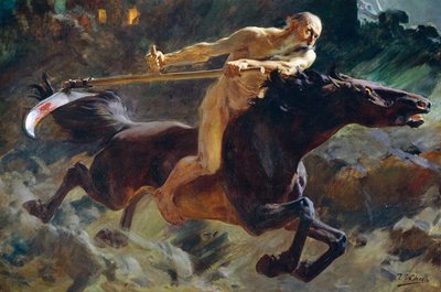 Der Reiter der Apokalypse, von Ulpian Checa Sanz (1860-1916) von Ulpiano Checa y Sanz
