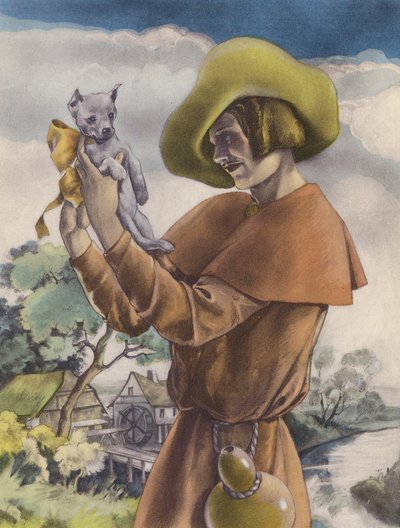 Brunelleschi-Illustration für Contes et Nouvelles de La Fontaine von Umberto (after) Brunelleschi