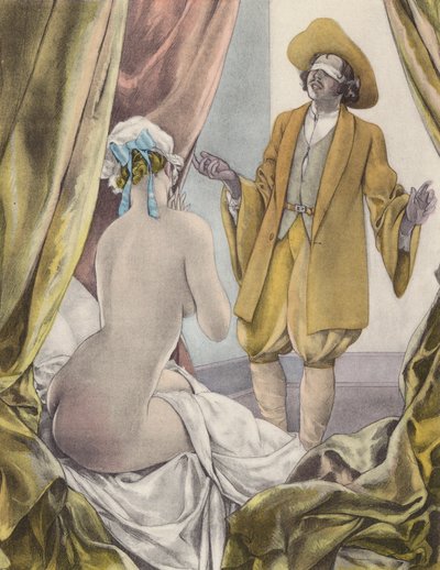Brunelleschi-Illustration für Contes et Nouvelles de La Fontaine von Umberto (after) Brunelleschi