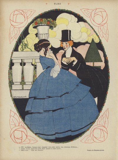 Illustration für Le Rire von Umberto (after) Brunelleschi
