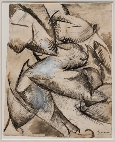 Ich möchte menschliche Formen in Bewegung sehen (Muskeln in Bewegung) von Umberto Boccioni