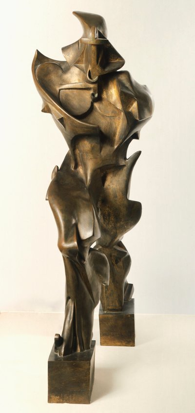 Einzigartige Formen der Kontinuität im Raum von Umberto Boccioni