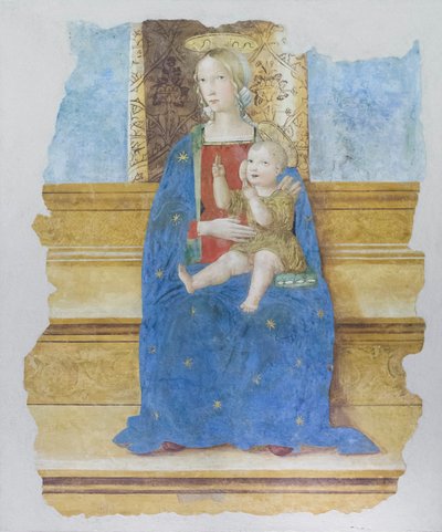 Stillende Madonna, frühes 16. Jahrhundert, Baldo de Sarofini da Perugia? von Umbrian School