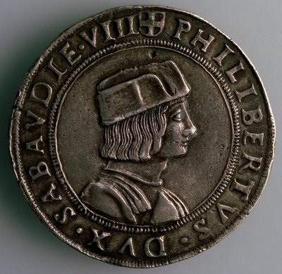 4-Testoon. Herzogtum Savoyen, Italien, Vorderseite: Philibert II., Herzog von Savoyen, 1497-1504 von Unbekannt