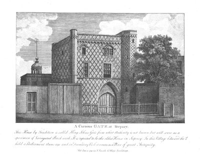 Ein kurioses Tor in Stepney, 1791 von Unbekannt