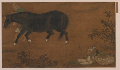 Ein Tartar, sein Pferd und seine Ausrüstung, Ming-Dynastie, 1368-1644 von Unbekannt