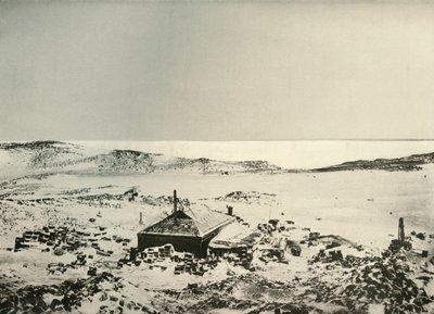 Blick auf die Hütte nach Norden, ca. 1908, 1909 von Unbekannt