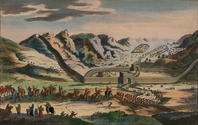 Eine Ansicht der berühmten Großen Mauer von China, 1782 von Unbekannt