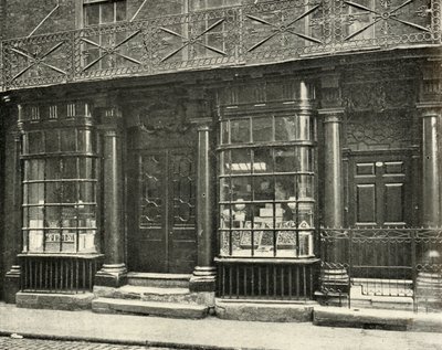 Ein feines Geschäft in Artillery Row, Houndsditch, London, aus der zweiten Hälfte des 18. Jahrhunderts von Unbekannt