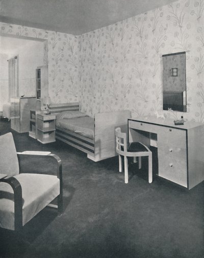 Ein Kinderzimmer entworfen für die Frankl Galleries, Inc., 1933 von Unbekannt
