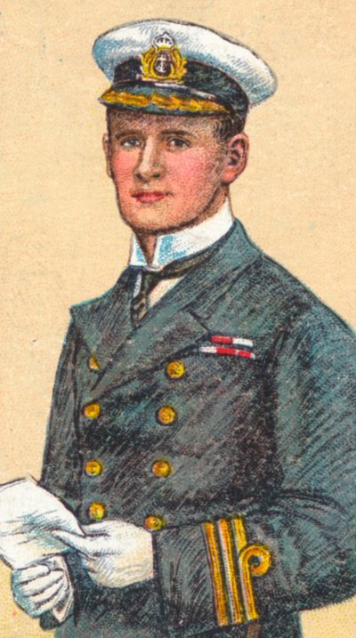 Admiral Teddy Evans, 1881-1957, britischer Marineoffizier und Antarktisforscher, 1916 von Unbekannt