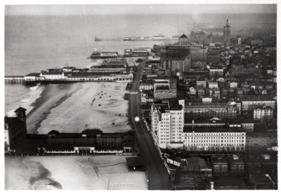 Luftaufnahme von Atlantic City, New Jersey, USA, aus einem Zeppelin von Unbekannt