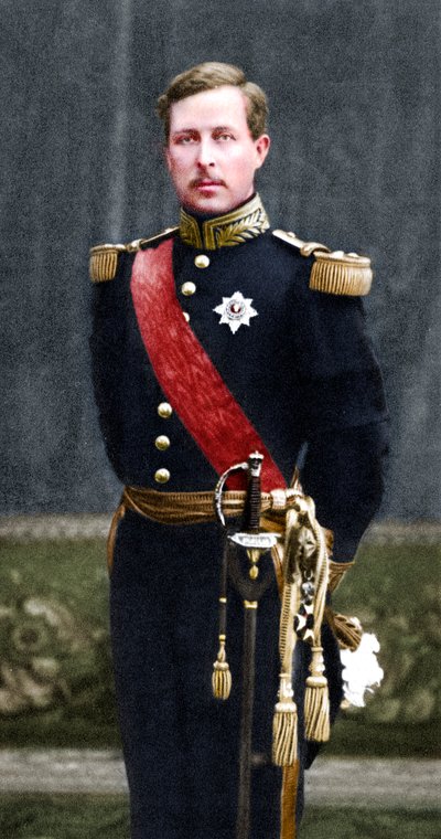 Albert I., 1875-1934, König der Belgier ab 1909, in Militäruniform von Unbekannt