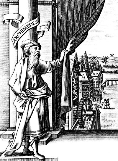 Archimedes c287-212 v. Chr., antiker griechischer Mathematiker und Erfinder von Unbekannt