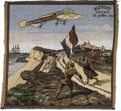 Ankunft von Louis Bleriot in Dover, England, am 25. Juli 1909 von Unbekannt