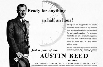 Austin Reed - Bereit für alles in einer halben Stunde, 1937 von Unbekannt