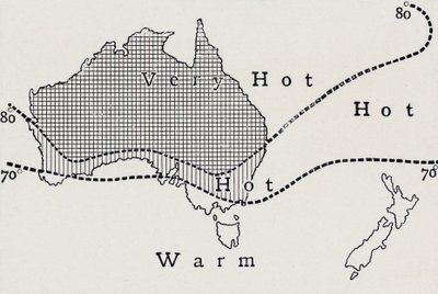 Durchschnittliche Januartemperatur, 1923 von Unbekannt