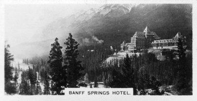 Banff Springs Hotel, Alberta, Kanada, ca. 1920er Jahre von Unbekannt