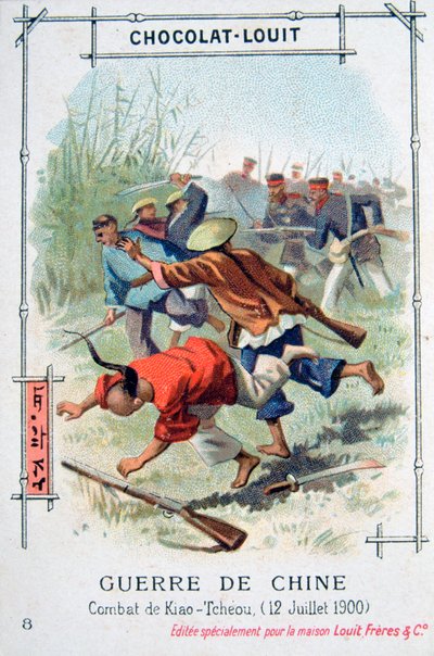 Schlacht bei Kiao-Tcheou, China, Boxeraufstand, 12. Juli 1900 von Unbekannt